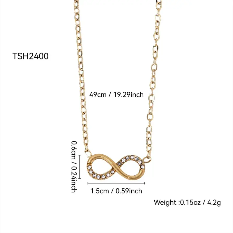 Golden Infinity Necklacea - FY0200